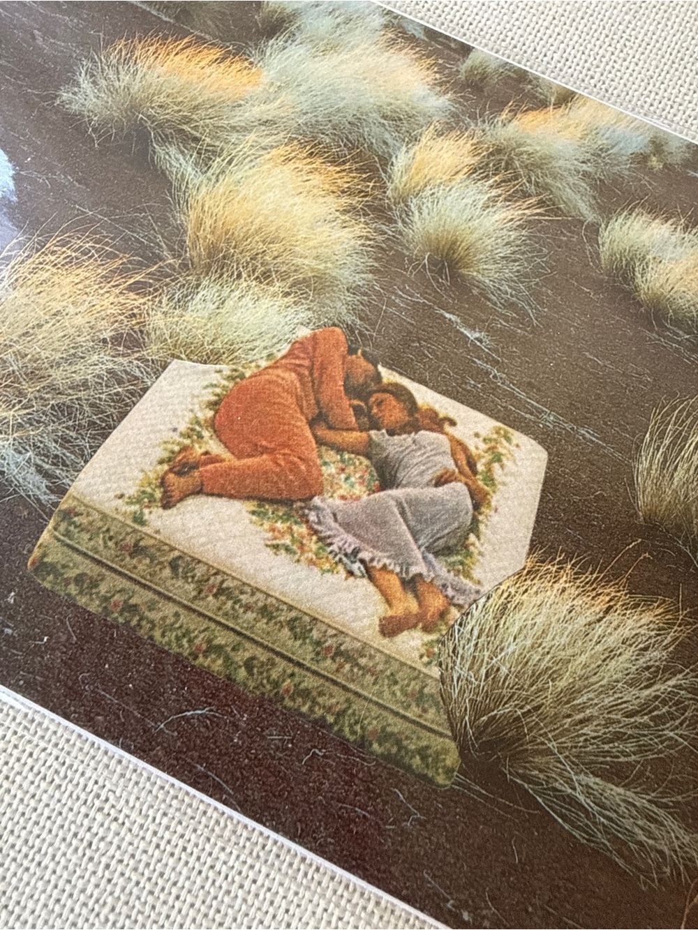 Mixed Media Collage Postcard Size